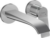 Hansgrohe Vivenis Single Lever Basin Mixer For Concealed Installation Wall-mounted With Spout 192mm - Chrome - 75050000