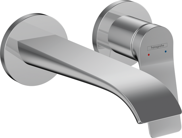Hansgrohe Vivenis Single Lever Basin Mixer For Concealed Installation Wall-mounted With Spout 192mm - Chrome - 75050000