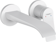 Hansgrohe Vivenis Single Lever Basin Mixer For Concealed Installation Wall-mounted With Spout 192mm - Matt White - 75050700