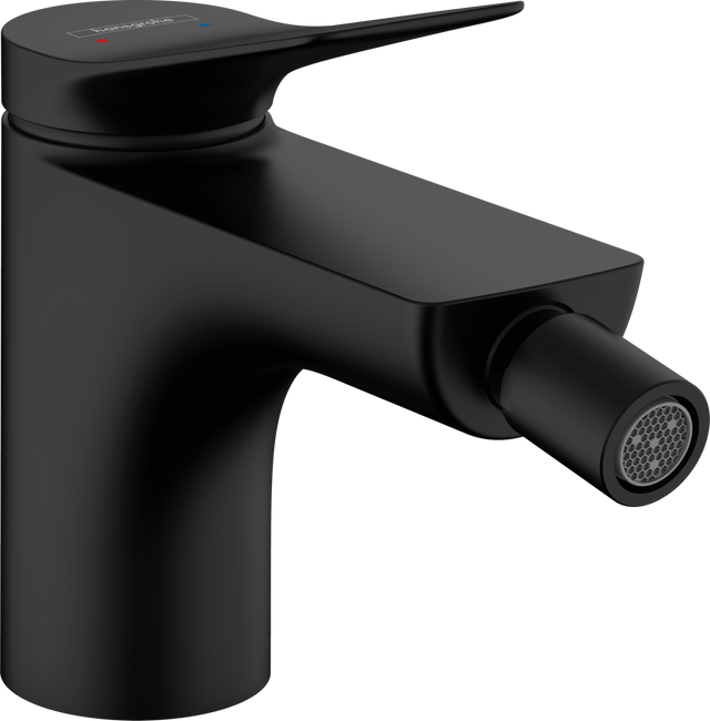 Hansgrohe Vivenis Single Lever Bidet Mixer With Pop-up Waste Set - Matt Black - 75200670