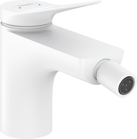 Hansgrohe Vivenis Single Lever Bidet Mixer With Pop-up Waste Set - Matt White - 75200700