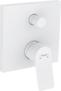 Hansgrohe Vivenis Single Lever Bath Mixer For Concealed Installation with Integrated Security Combination According to EN1717 - Matt White - 75416700