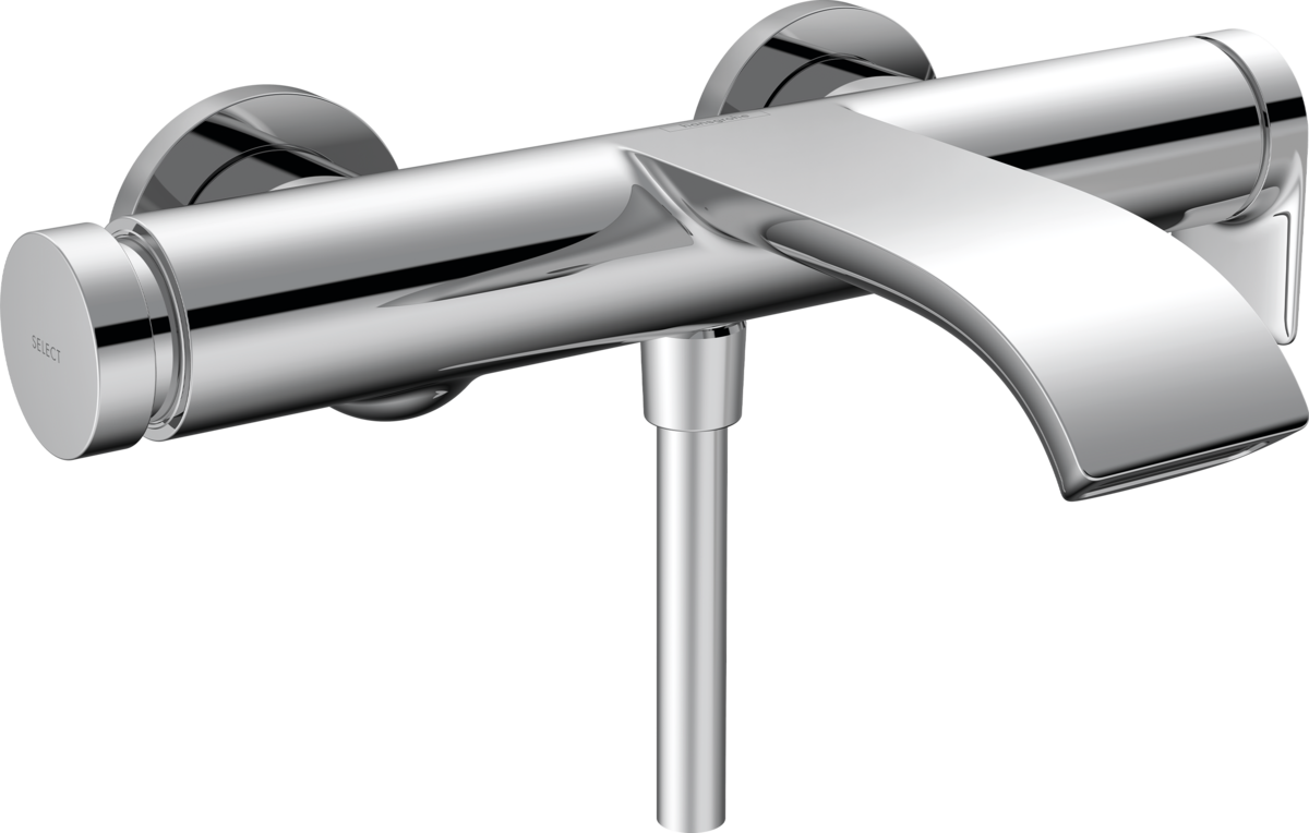 Hansgrohe Vivenis Single Lever Bath Mixer For Exposed Installation - Chrome - 75420000