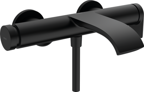 Hansgrohe Vivenis Single Lever Bath Mixer For Exposed Installation - Matt Black - 75420670