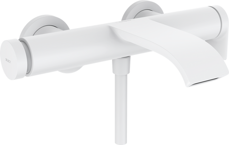 Hansgrohe Vivenis Single Lever Bath Mixer For Exposed Installation - Matt White - 75420700