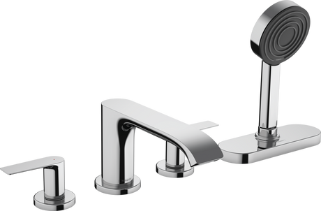 Hansgrohe Vivenis 4-hole Rim Mounted Bath Mixer With Sbox - Chrome - 75444000