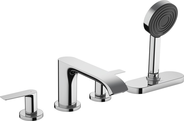 Hansgrohe Vivenis 4-hole Rim Mounted Bath Mixer With Sbox - Chrome - 75444000