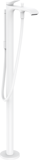 Hansgrohe Vivenis Single Lever Floor-standing Bath Mixer - Matt White - 75445700