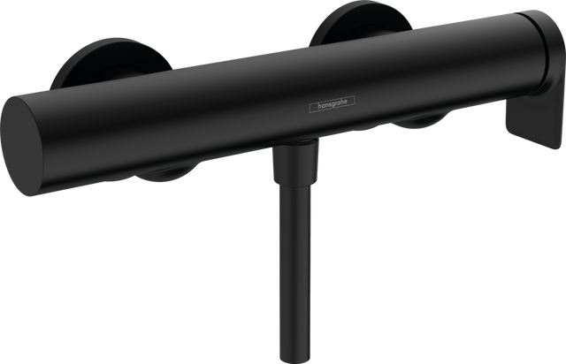 Hansgrohe Vivenis Single Lever Shower Mixer For Exposed Installation - Matt Black - 75620670