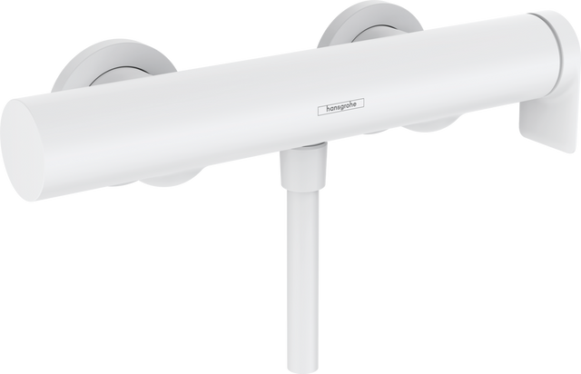 Hansgrohe Vivenis Single Lever Shower Mixer For Exposed Installation - Matt White - 75620700