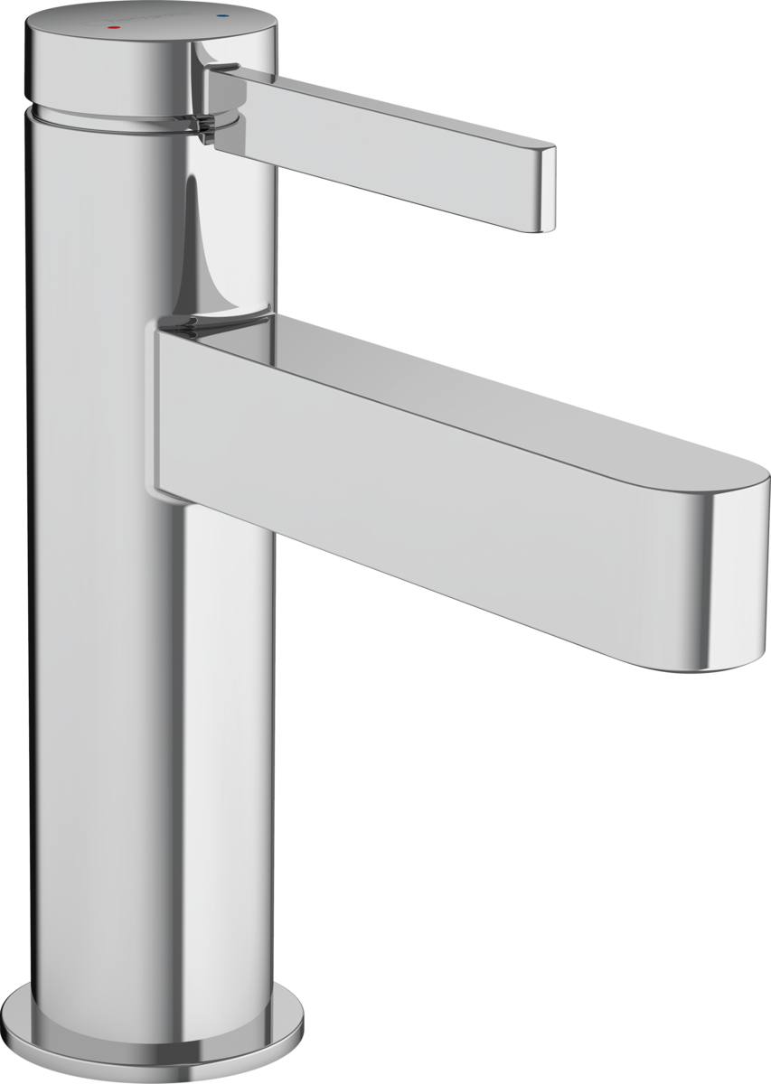 Hansgrohe Finoris Single Lever Basin Mixer 100 With Push-open Waste Set - Chrome - 76010000
