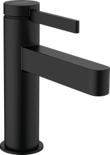 Hansgrohe Finoris Single Lever Basin Mixer 100 With Push-open Waste Set - Matt Black - 76010670