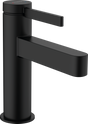 Hansgrohe Finoris Single Lever Basin Mixer 100 With Push-open Waste Set - Matt Black - 76010670