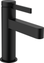 Hansgrohe Finoris Pillar Tap 100 For Cold Water without Waste Set - Matt Black - 76013670