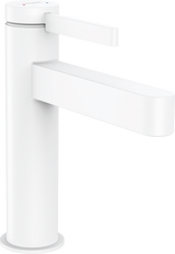 Hansgrohe Finoris Single Lever Basin Mixer 110 with Push-open Waste Set - Matt White - 76023700