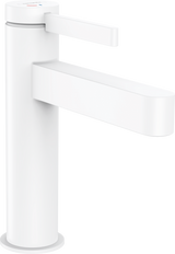 Hansgrohe Finoris Single Lever Basin Mixer 110 Coolstart With Push-open Waste Set - Matt White - 76024700