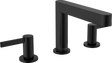Hansgrohe Finoris 3-hole Basin Mixer 110 with Push-open Waste Set - Matt Black - 76033670