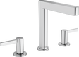 Hansgrohe Finoris 3-hole Basin Mixer 160 With Push-open Waste Set - Chrome - 76034000