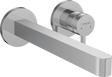 Hansgrohe Finoris Single Lever Basin Mixer For Concealed Installation Wall-mounted With Spout 228mm - Chrome - 76050000
