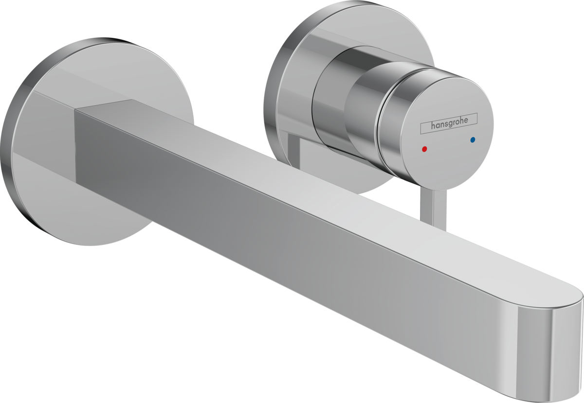 Hansgrohe Finoris Single Lever Basin Mixer For Concealed Installation Wall-mounted With Spout 228mm - Chrome - 76050000