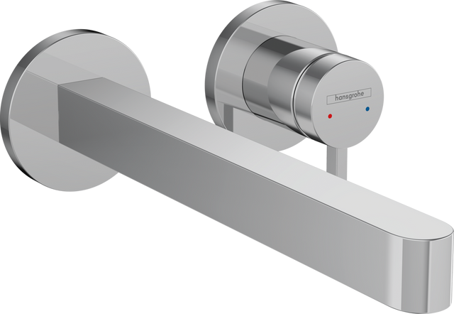 Hansgrohe Finoris Single Lever Basin Mixer For Concealed Installation Wall-mounted With Spout 228mm - Chrome - 76050000