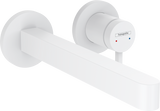 Hansgrohe Finoris Single Lever Basin Mixer For Concealed Installation Wall-mounted With Spout 228mm - Matt White - 76050700