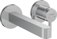 Hansgrohe Finoris Single Lever Basin Mixer For Concealed Installation Wall-mounted With Spout 168mm - Chrome - 76051000