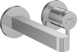 Hansgrohe Finoris Single Lever Basin Mixer For Concealed Installation Wall-mounted With Spout 168mm - Chrome - 76051000