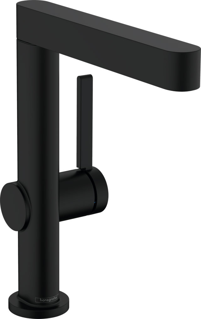 Hansgrohe Finoris Single Lever Basin Mixer 230 with Swivel Spout And Push-open Waste Set - Matt Balck - 76060670