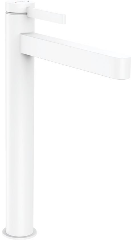 Hansgrohe Finoris Single Lever Basin Mixer 260 For Washbowls With Push-open Waste Set - Matt White - 76070700