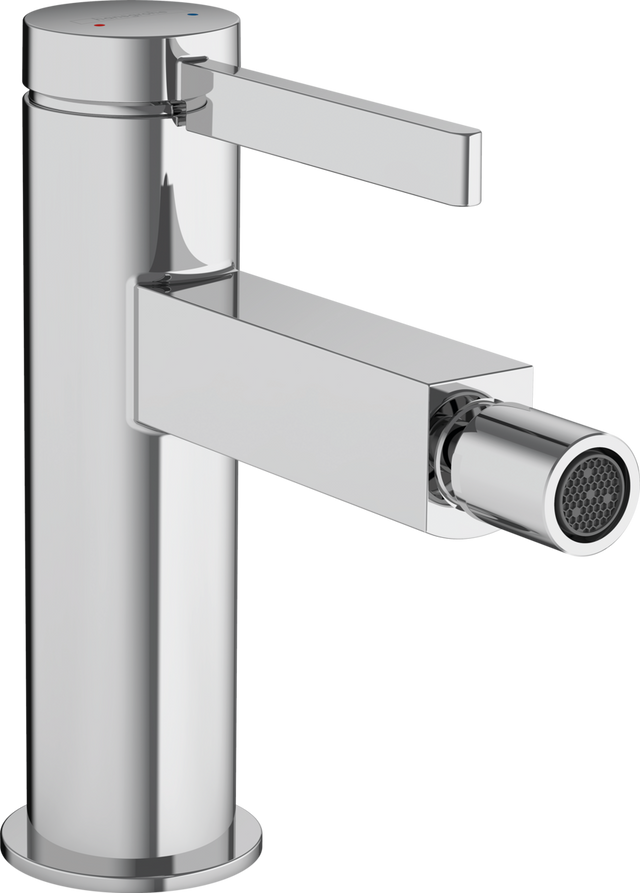Hansgrohe Finoris Single Lever Bidet Mixer With Push-open Waste Set - Chrome - 76200000