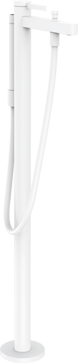 Hansgrohe Finoris Single Lever Bath Mixer Floor standing - Matt White - 76445700