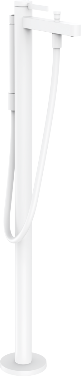 Hansgrohe Finoris Single Lever Bath Mixer Floor standing - Matt White - 76445700