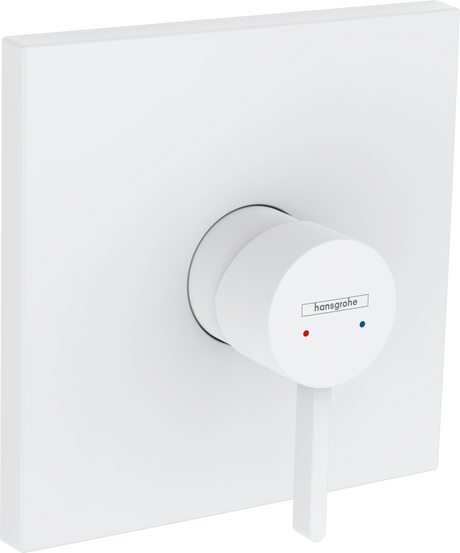 Hansgrohe Finoris Single Lever Shower Mixer For Concealed Installation - Matt White - 76615700