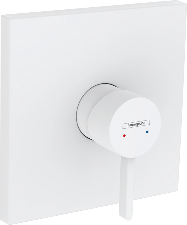 Hansgrohe Finoris Single Lever Shower Mixer For Concealed Installation - Matt White - 76615700