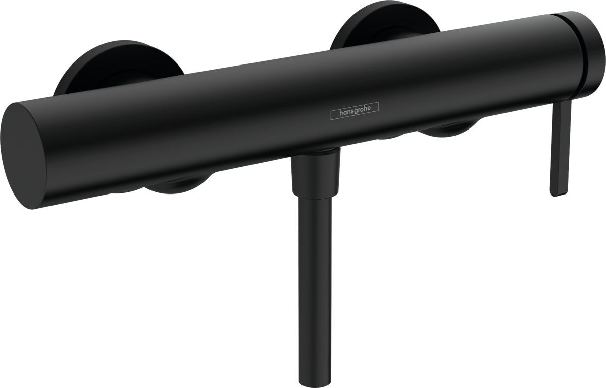 Hansgrohe Finoris Single Lever Shower Mixer For Exposed Installation - Matt Black - 76620670