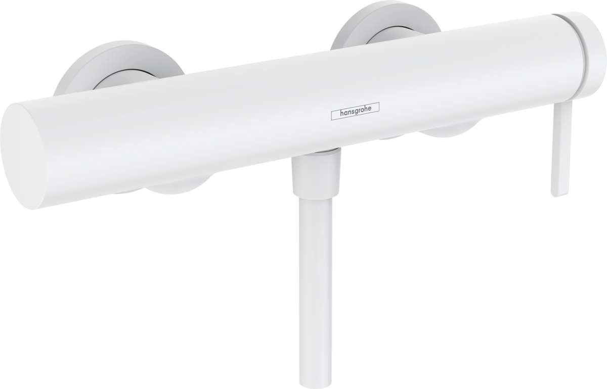 Hansgrohe Finoris Single Lever Shower Mixer For Exposed Installation - Matt White - 76620700