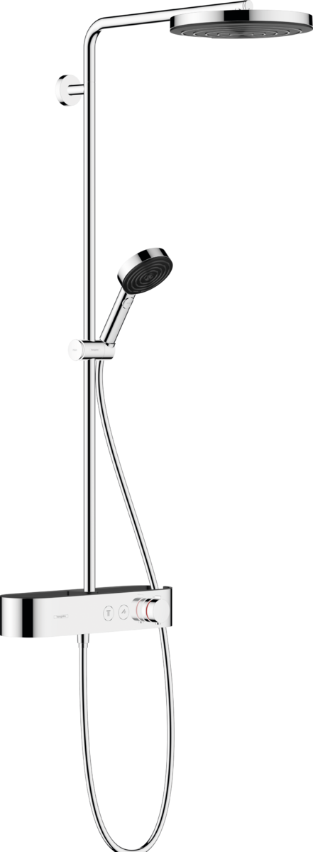 Hansgrohe Pulsify S Showerpipe 260 1jet With Showertablet Select 400 - Chrome - 24220000