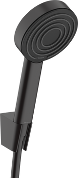 Hansgrohe Pulsify S Shower Holder Set 105 1jet With Shower Hose - Matt Black - 24301670
