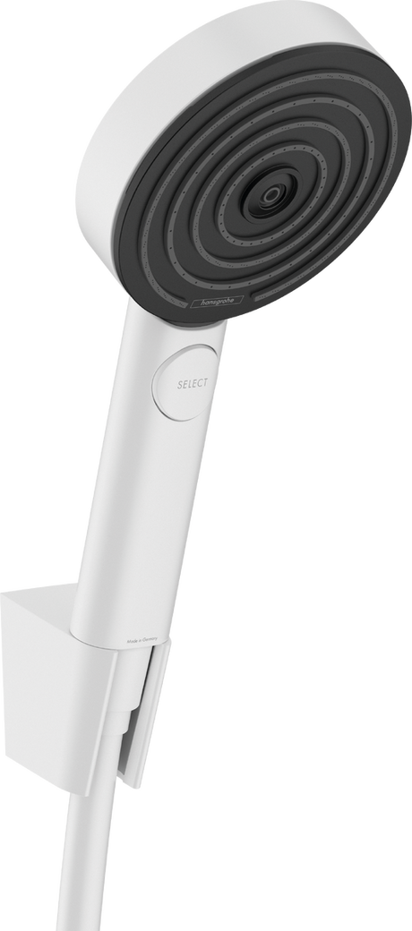 Hansgrohe Pulsify Select S Shower Holder Set 105 3jet Relaxation With Shower Hose 160 Cm - Matt White - 24303700
