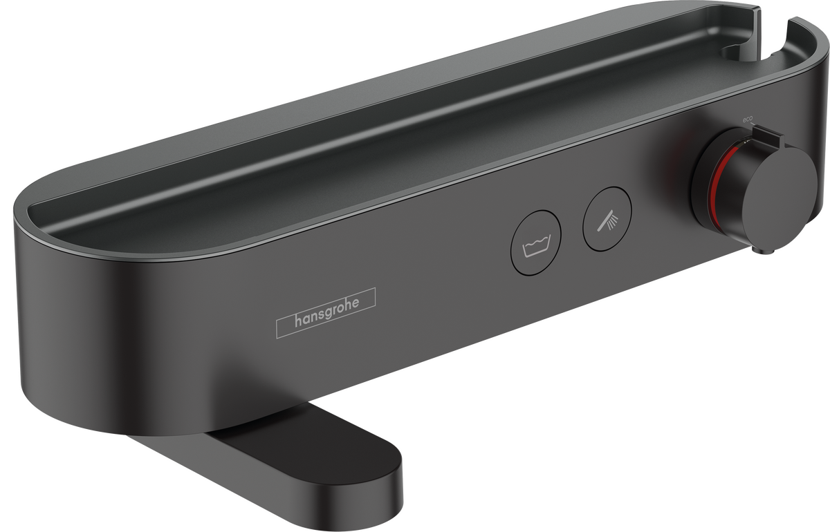 Hansgrohe ShowerTablet Select Bath Thermostat 400 For Exposed Installation - Matt Black - 24340670