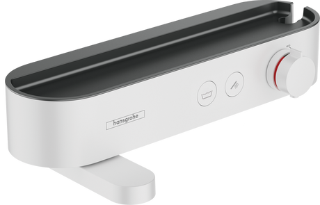 Hansgrohe ShowerTablet Select Bath Thermostat 400 For Exposed Installation - Matt White - 24340700