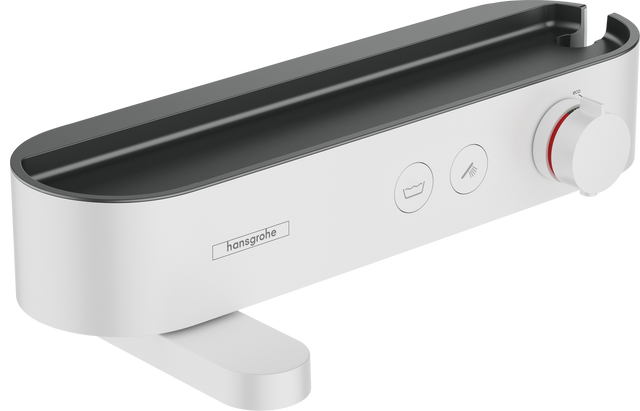 Hansgrohe ShowerTablet Select Bath Thermostat 400 For Exposed Installation - Matt White - 24340700