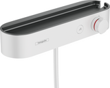 Hansgrohe ShowerTablet Select Shower Thermostat 400 For Exposed Installation - Matt White - 24360700