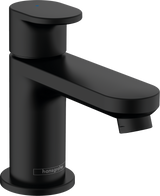 Hansgrohe Vernis Blend Pillar Tap 70 For Cold Water Without Waste Set - Matt Black - 71583670