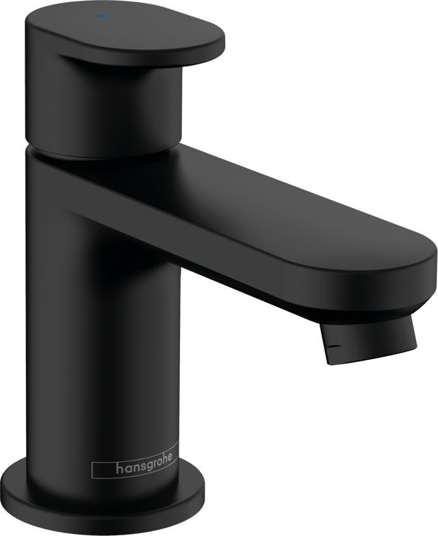 Hansgrohe Vernis Blend Pillar Tap 70 For Cold Water Without Waste Set - Matt Black - 71583670