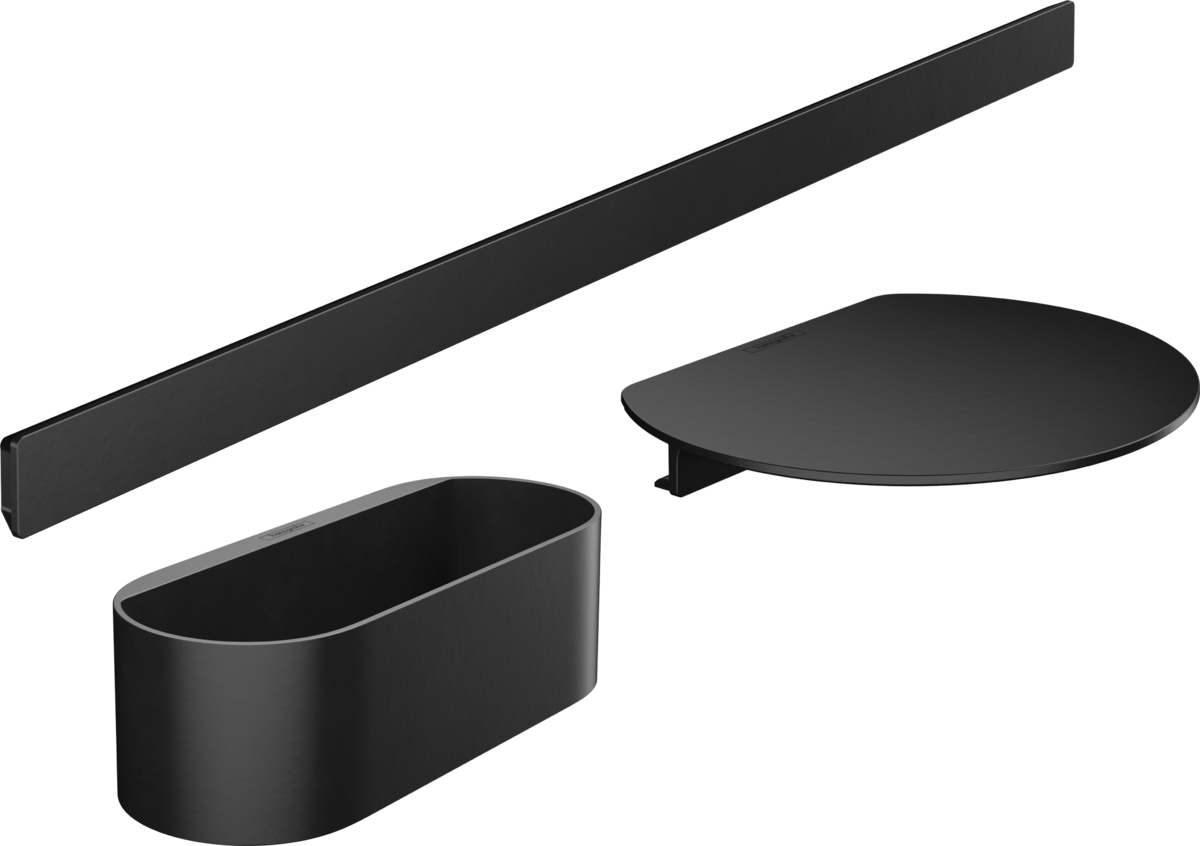 Hansgrohe Wallstoris Bathtub Bundle - Matt Black - 27966670