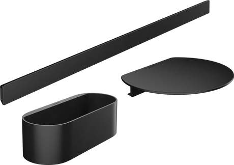 Hansgrohe Wallstoris Bathtub Bundle - Matt Black - 27966670
