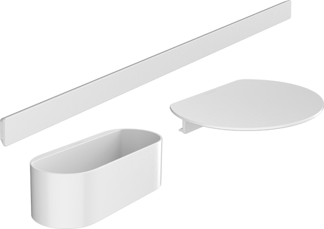 Hansgrohe Wallstoris Bathtub Bundle - Matt White - 27966700