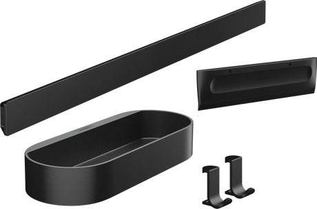 Hansgrohe Wallstoris Shower Bundle - Matt Black - 27967670